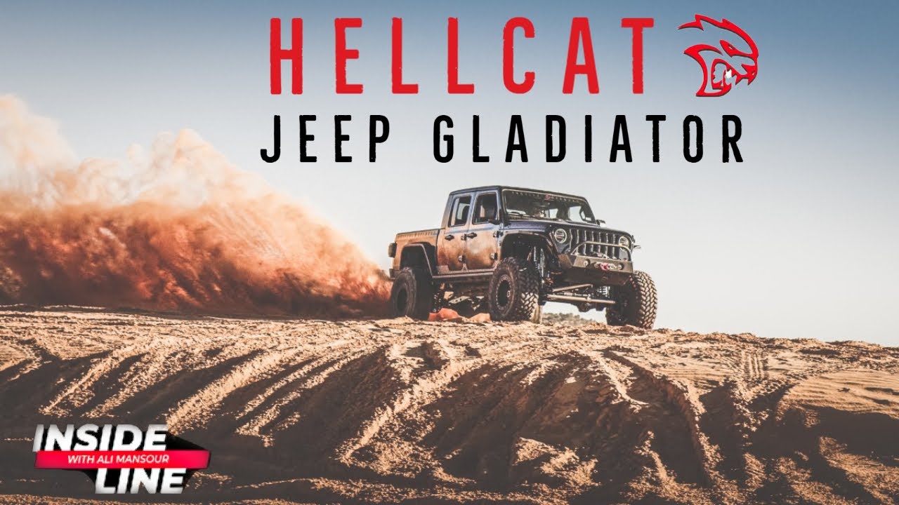 2021 Jeep Gladiator Rubicon Hellcat V8 Engine on Dana 60s and 40s | Inside Line