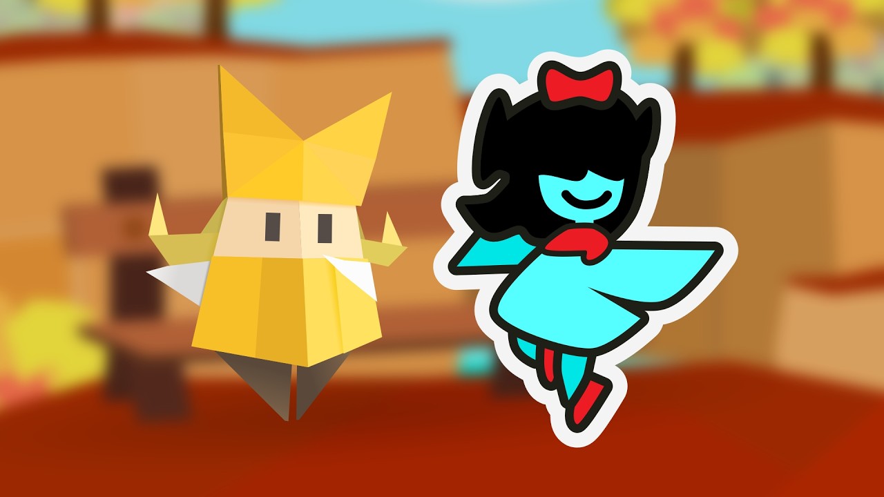 Petal Dance on Autumn Mountain 🌼🍂 (Deltarune &times; Paper Mario: The Origami King)