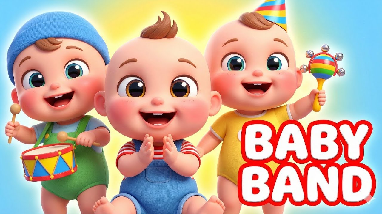 Baby Band Song 🎶 | La La Boom Boom | Fun Dance for Kids | @Lullidoo