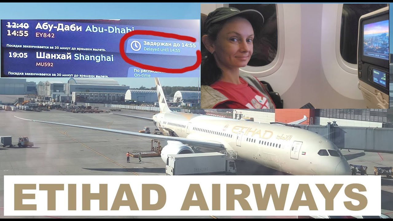Обзор Etihad Airways - опоздали на пересадку (En/Rus voice, 4K UHD)