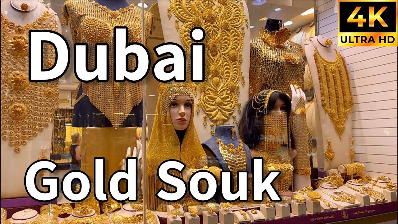 Dubai Gold Souk 🇦🇪 World’s Largest Gold Market Deira Dubai! [ 4K ] Walking Tour