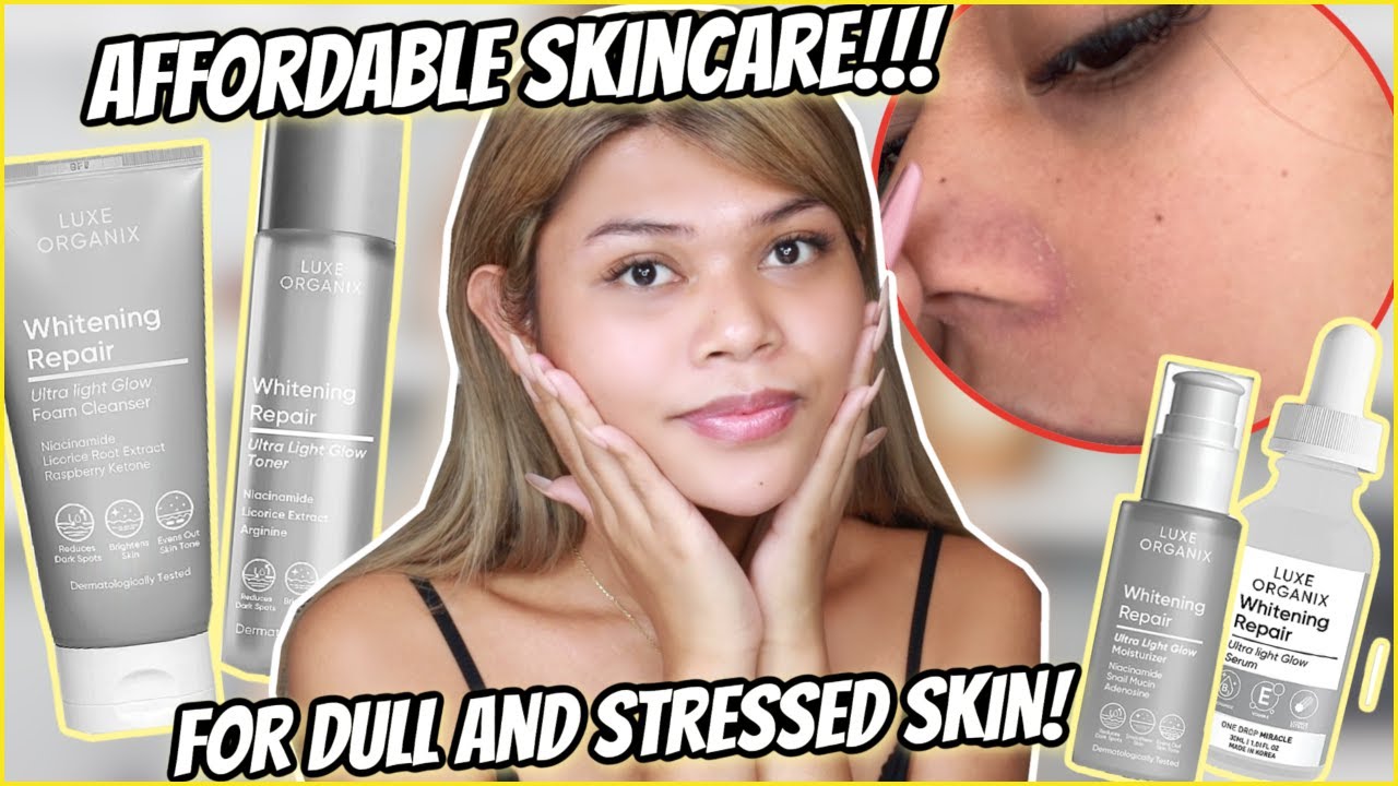 AFFORDABLE AND UPDATED SKINCARE  ROUTINE PARA NA STRESS & DARK SPOTS! TESTED PA NG DERMATOLOGIST!