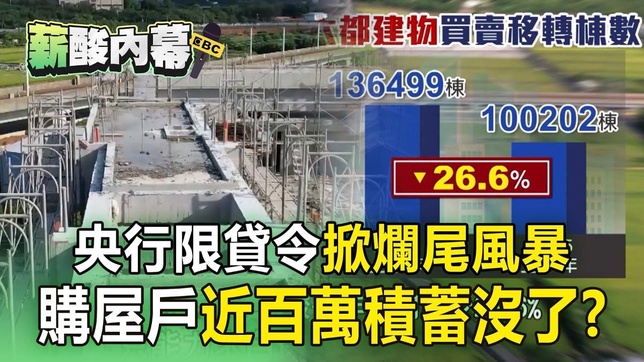 【薪酸內幕】央行限貸令拖垮建商「爛尾風暴正起」？ 建案停工留爛攤子「購屋戶近百萬積蓄沒了」？