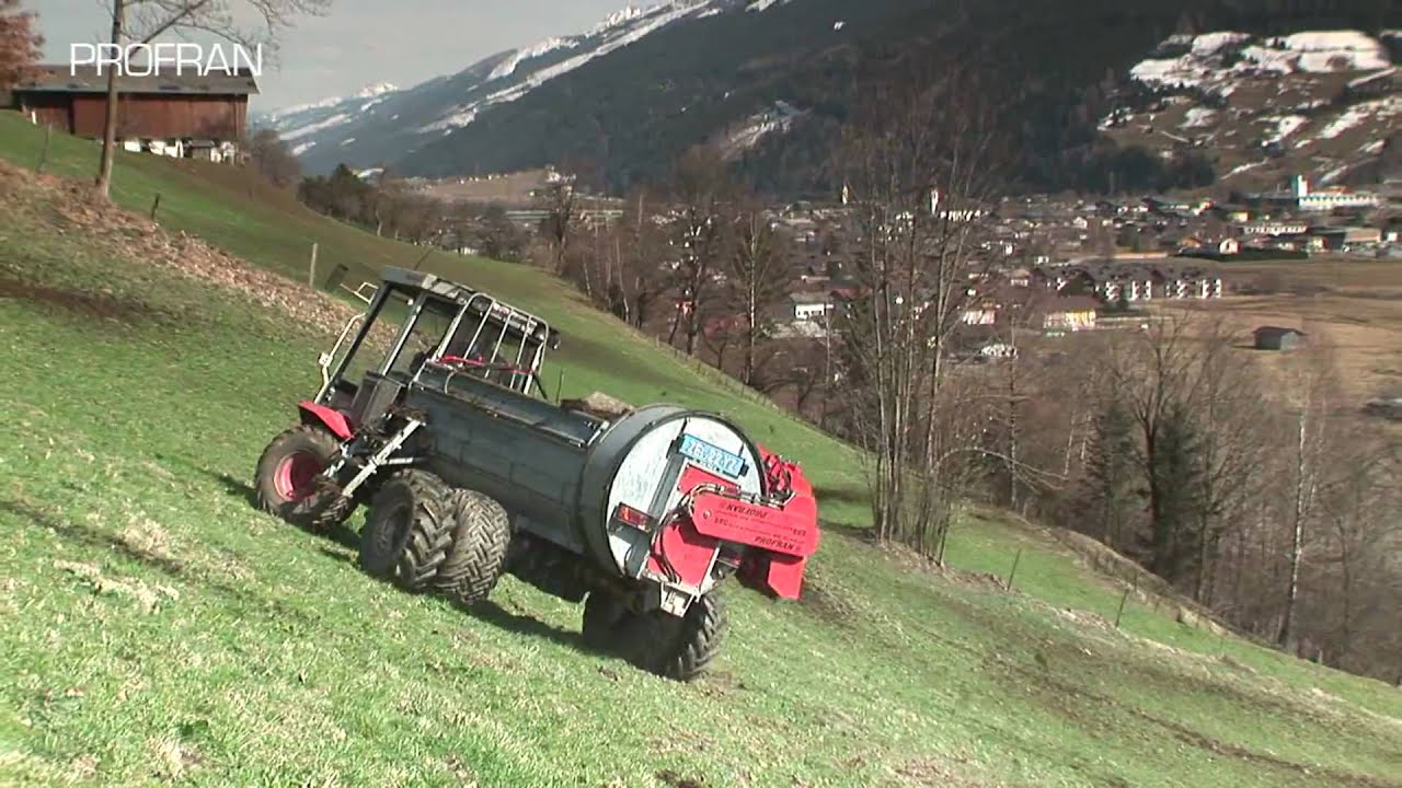 Profran Bramberg - Seitenstreuer im steilen Gelände