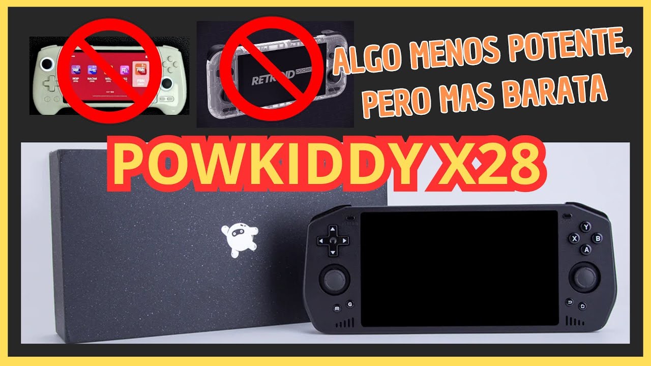 POWKIDDY X28 - Bajon de precio, se convierte en una buena opcion - PS2 y Gamecube