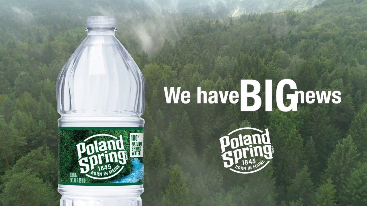 Poland Spring - Water  Bottles Made From Recycled Plastic (HD)