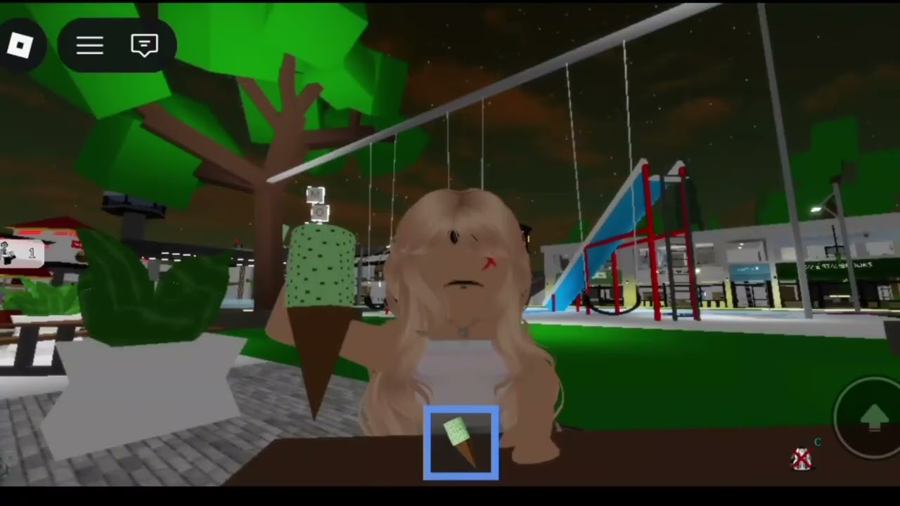 A menina trocou a  irmã por robux#historinhabrookhaven Participação:Emanuelly Laviny