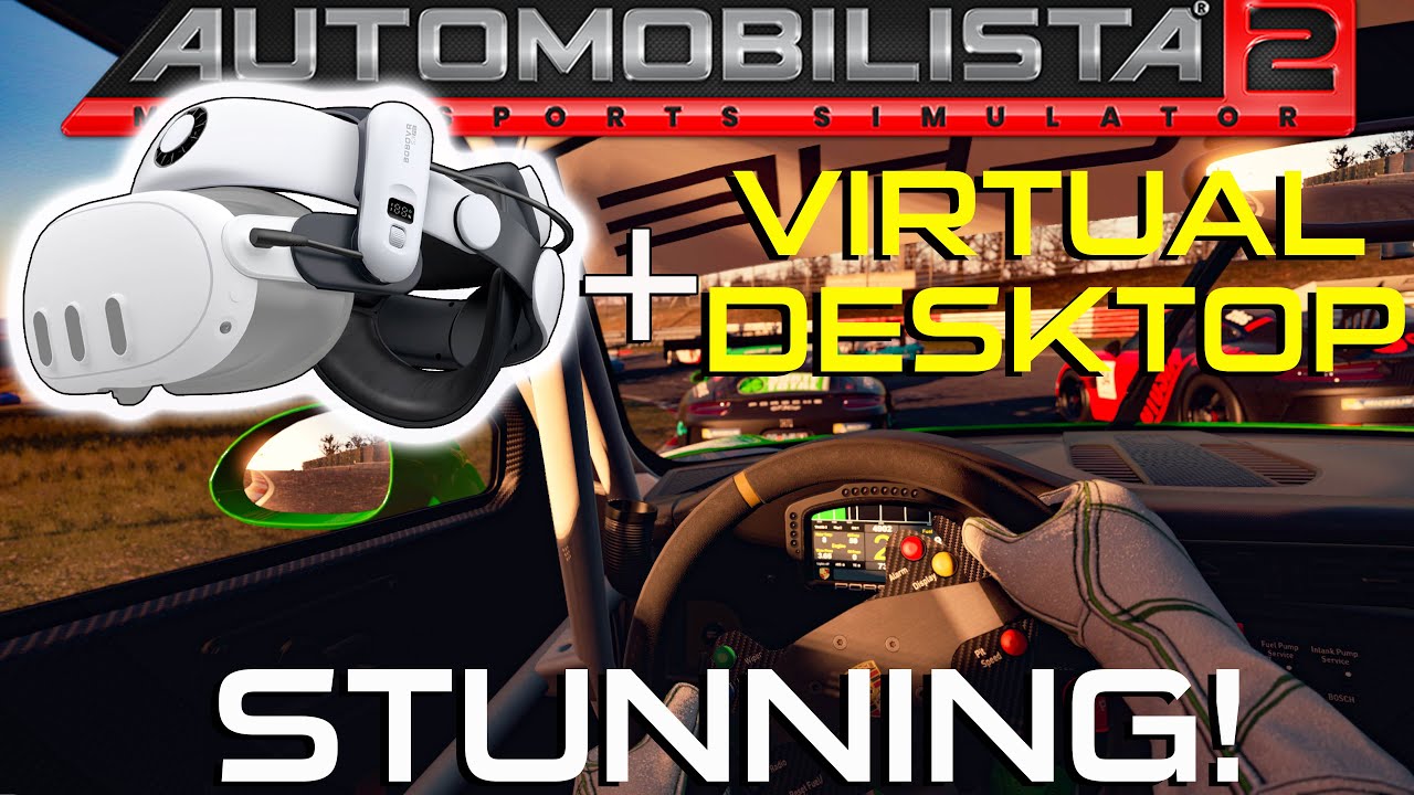 Automobilista 2 + Meta Quest 3 + Virtual Desktop + RTX4090 = AMAZING VISUALS!