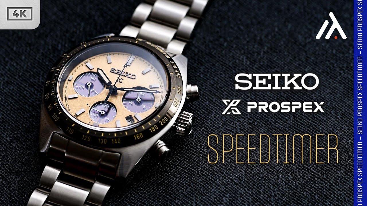 Seiko Prospex Speedtimer. Cronógrafo solar de Seiko SSC817P1