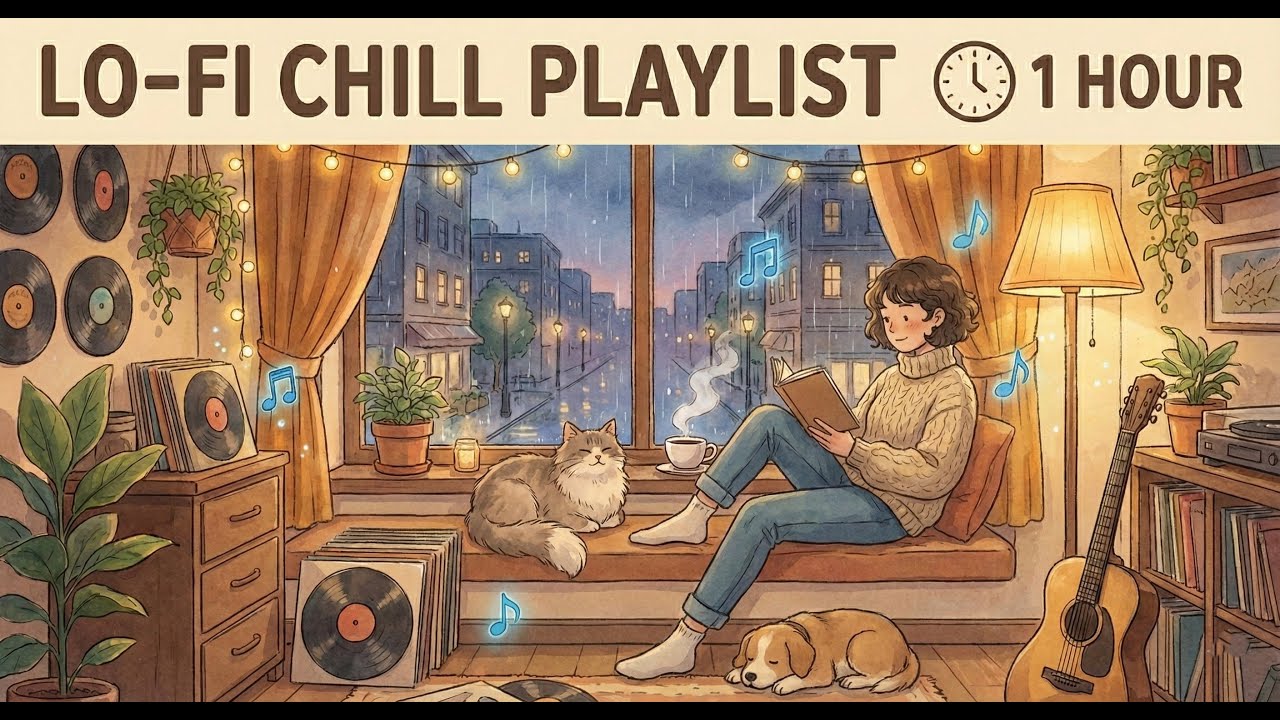1H of Groovy Jazzy Lo-Fi Beats Week Escape 🎷 [Relax/Study]