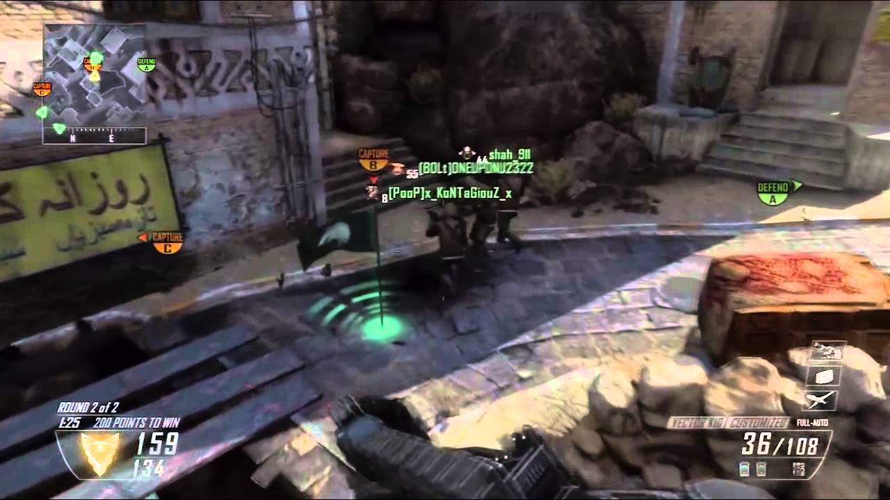 Black Ops 2: How to Capture a Flag in Domination
