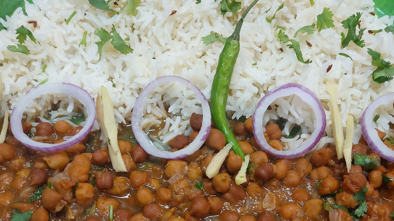 9th Live - Cooking (Recipe - Kala Chana 'Gravy' + Jeera Rice)
