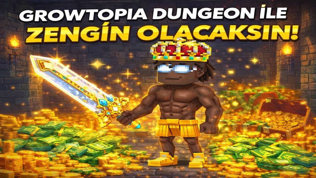 GROWTOPIA DUNGEON REHBERİ | ZENGIN OLACAKSIN ?!