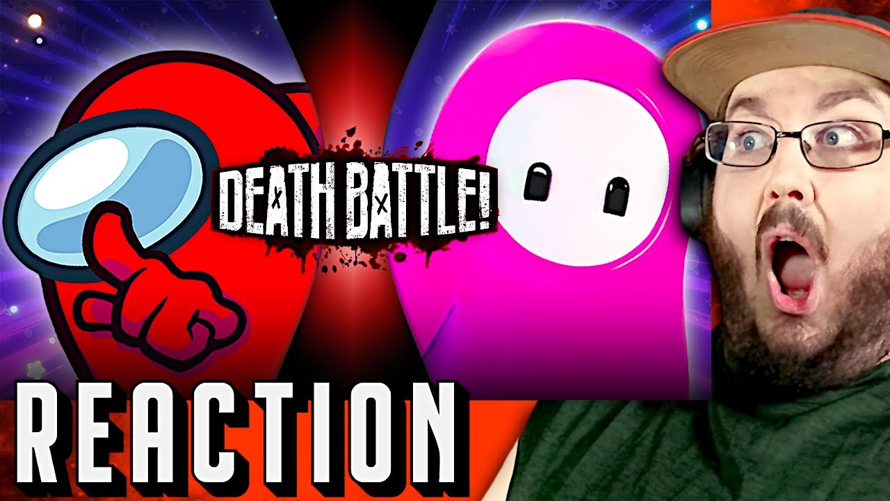 Among Us VS Fall Guys | DEATH BATTLE! REACTION!!!