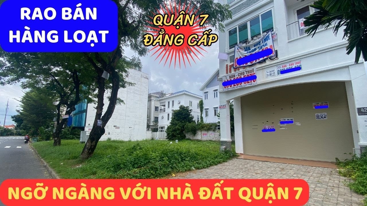 BĐS lao dốc không phanh nhưng vẫn rao bán nhà đất hàng loạt ở Q7.