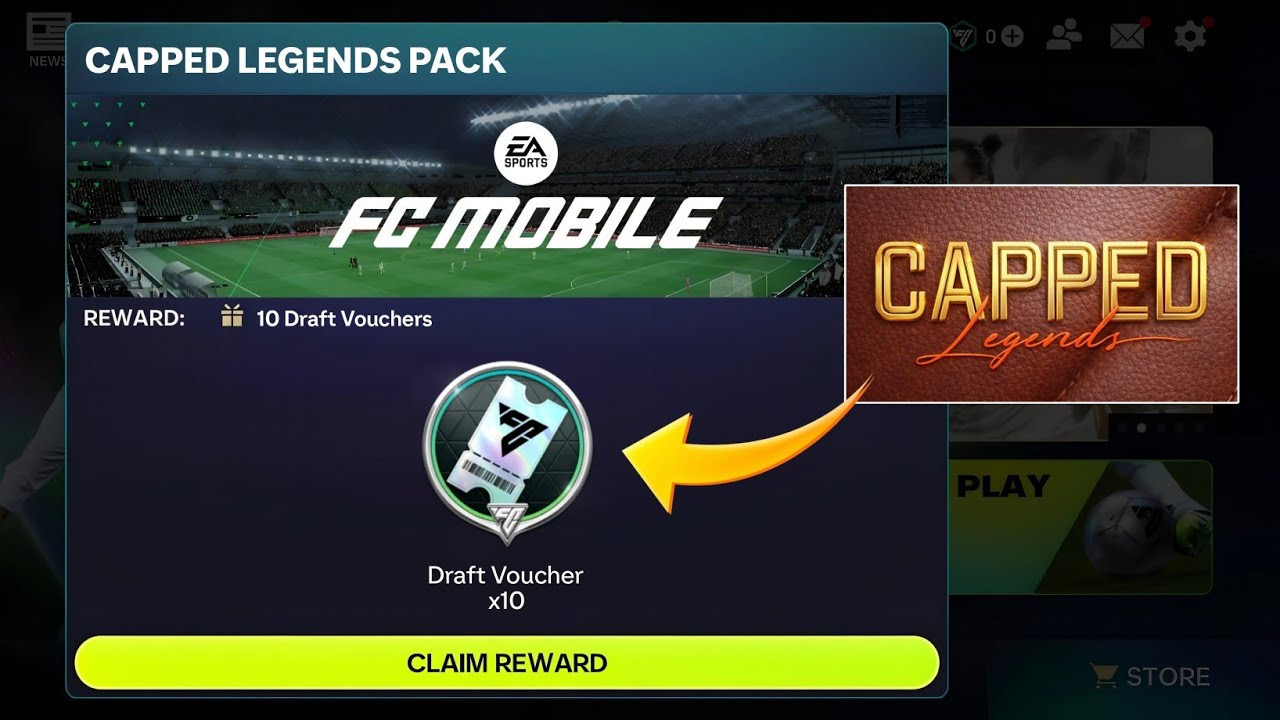 10 бесплатных ваучеров на драфт из набора CAPPED LEGENDS LOGIN PACK 🎁⁉️ Скоро новый подарочный на...