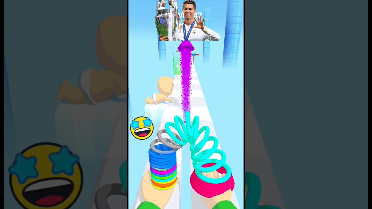 AMAZING RAINBOW 🌈 SPRING TOY LEVEL 47 #shorts