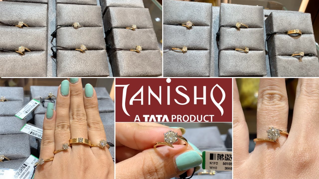 Tanishq Latest Solitaire Diamond Ring Designs With Price💎| Diamond Finger Ring With Price Tanishq |