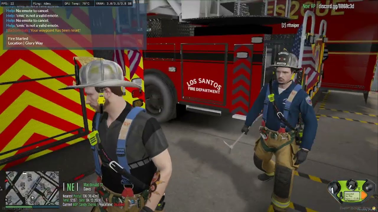 GTA 5 Roleplay | Job Town Roleplay 1 | (Engine/Rescue Co.) Trailer Fire!