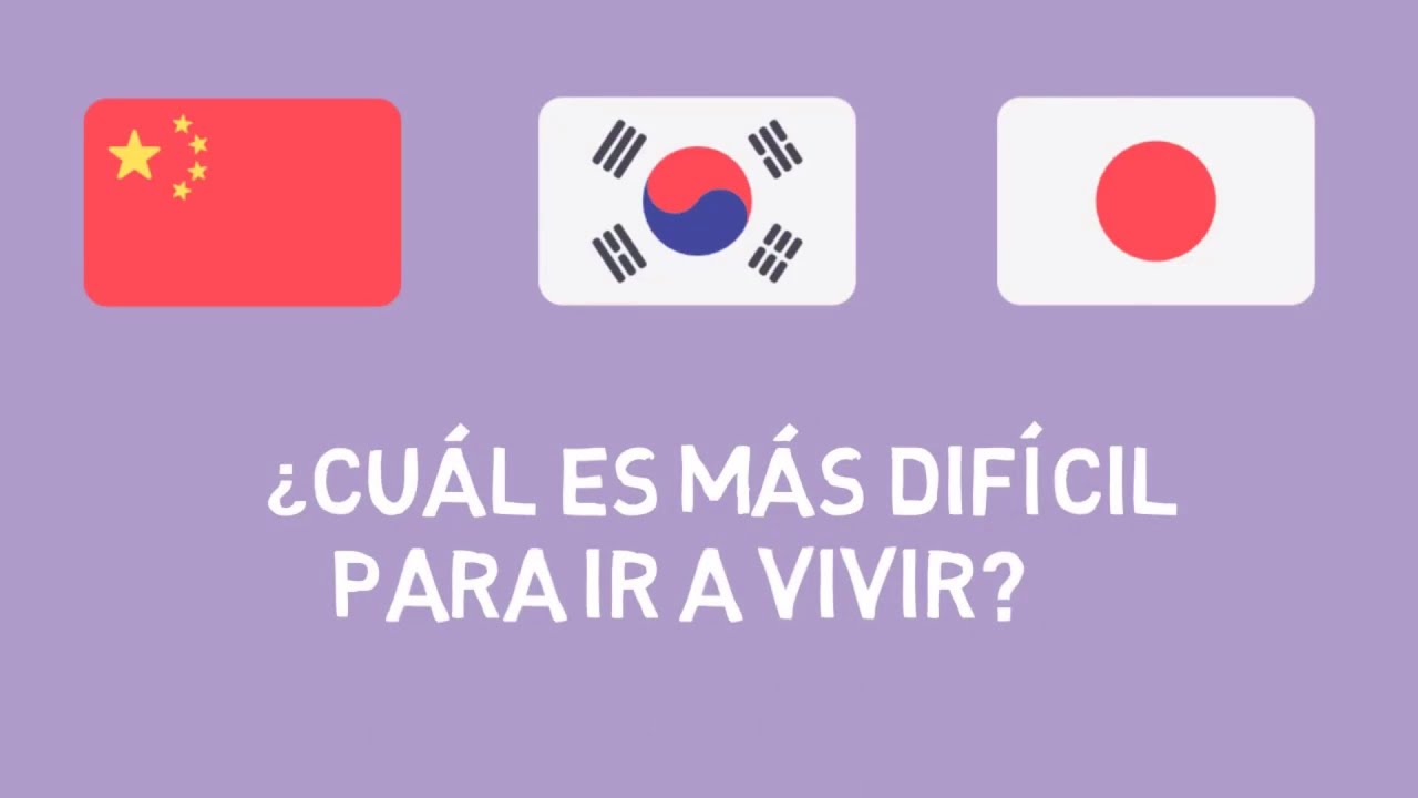 China, Corea y Japón, ¿cuál es el más difícil para ir a vivir?