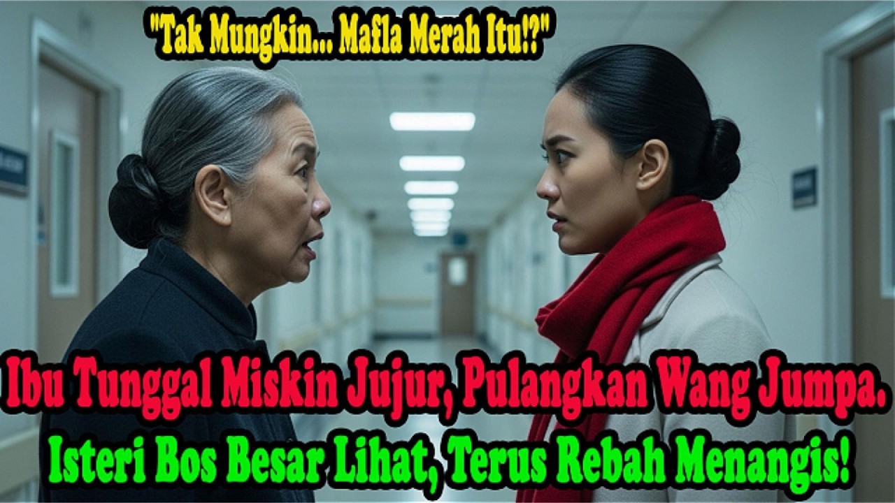 Ibu Tunggal Serah Wang. Saat Melihat Selendang Merah Itu, Isteri Pengerusi Gergasi Terus Rebah.