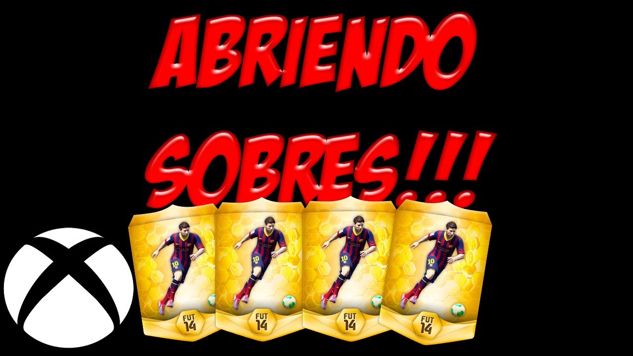 FUT 14 Abriendo Sobres De Oro Con @Cachoo01 XBOX ONE #1