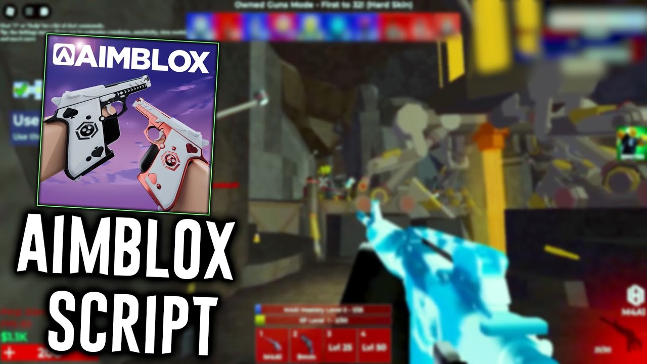 AIMBLOX Script / GUI Hack - Silent Aim, ESP, Hitbox, WalkSpeed