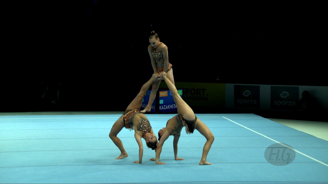 Australia 1 (AUS) - 2018 Acrobatic Worlds, Antwerpen (BEL) - Combined  Women's Group