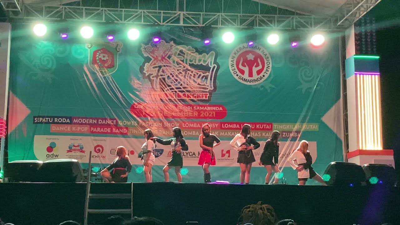 GIRLS PLANET 999 ㅡ INTRO + 'U+Me=LOVE' REMIX DANCE COVER by AWHITE @ Etam Festival (Indonesia)