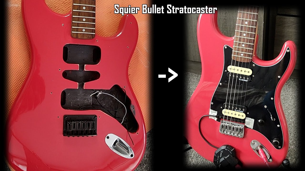 Turning A Squier Bullet Stratocaster Into A Shred Beast!