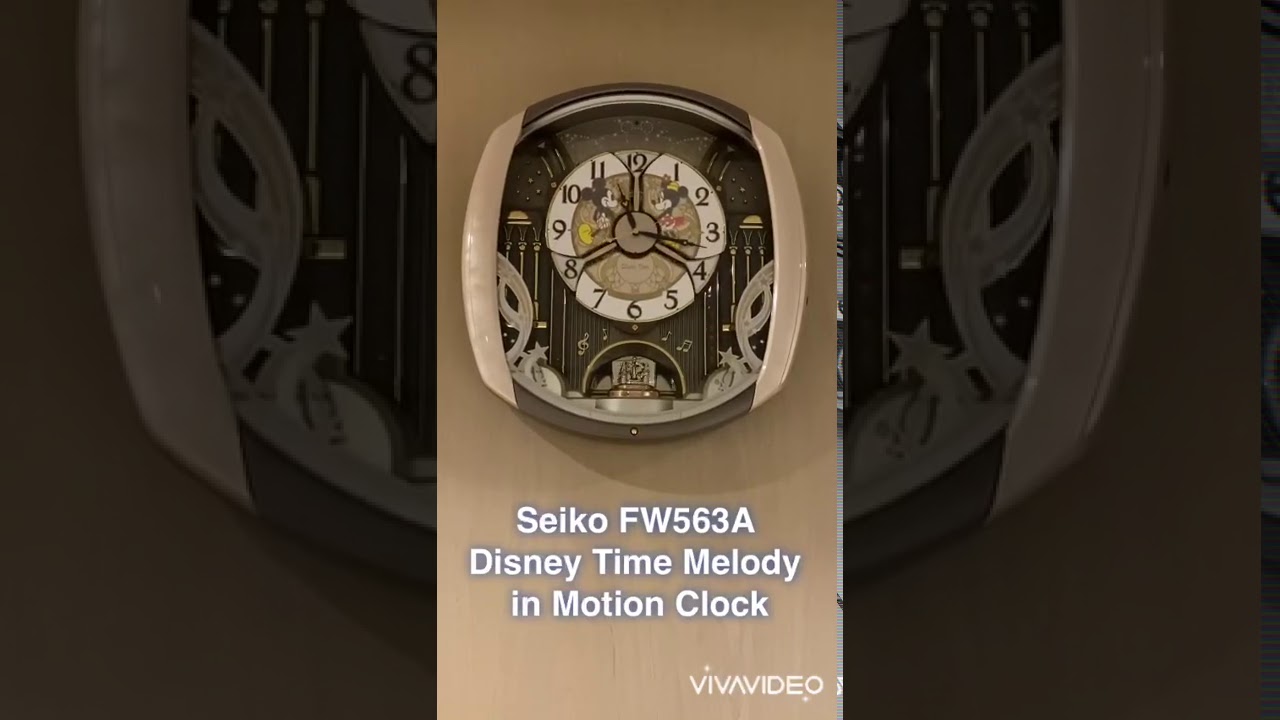 Seiko FW563A Disney Time Melody in Motion Clock