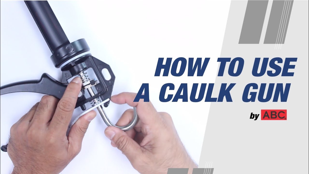 How To Use a Caulk Gun