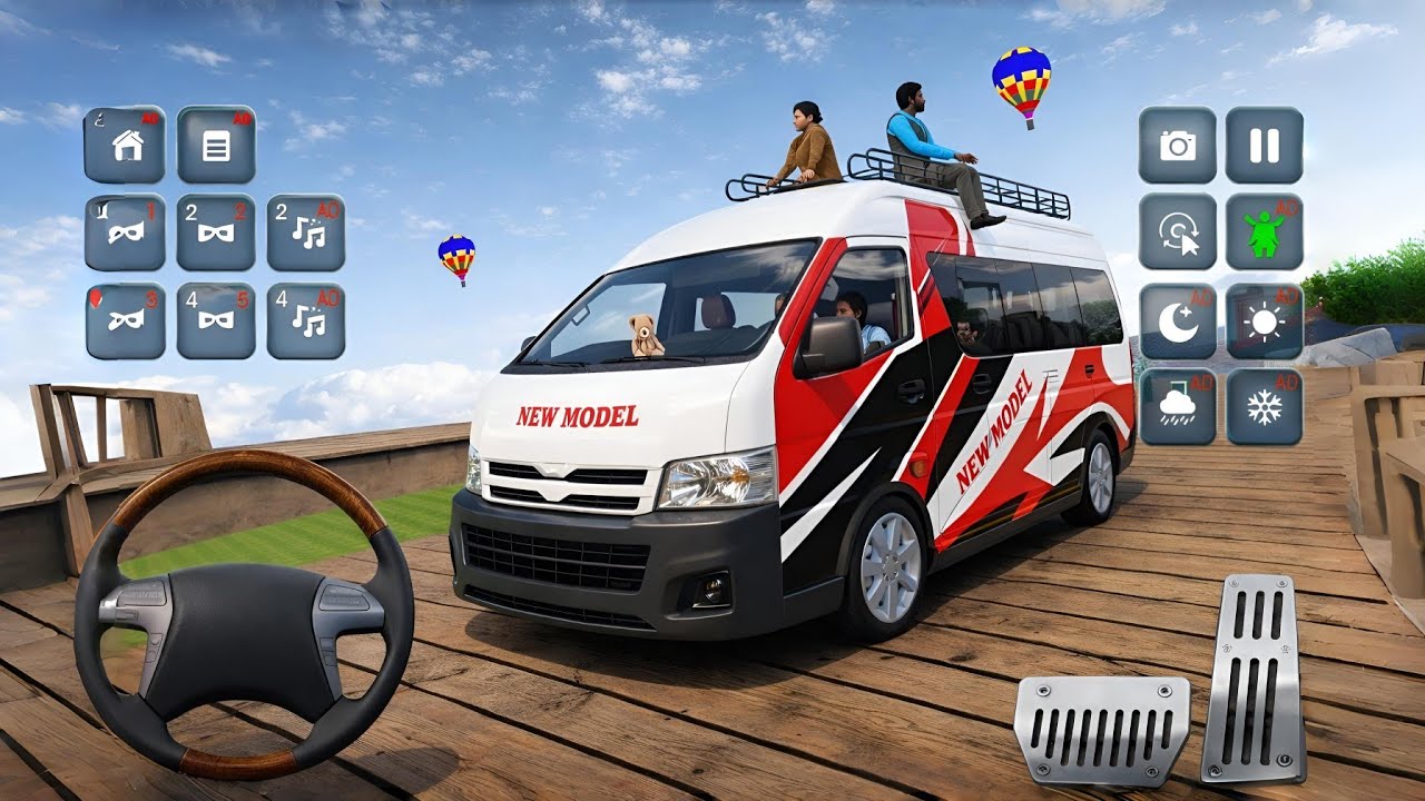 NEW Van Minibus Driving Simulator Game - Pick Up and drop passengers - Minibus Van Passenger Game 