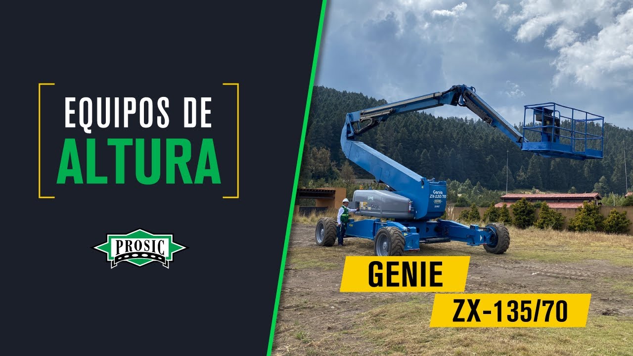 Equipos de Altura | Plataforma de Elevación Articulada Genie ZX-135/70 | PROSIC México