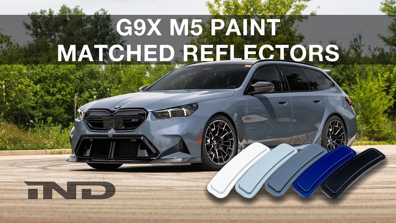 Сделай сам: установка окрашенного переднего отражателя на BMW G9X M5
