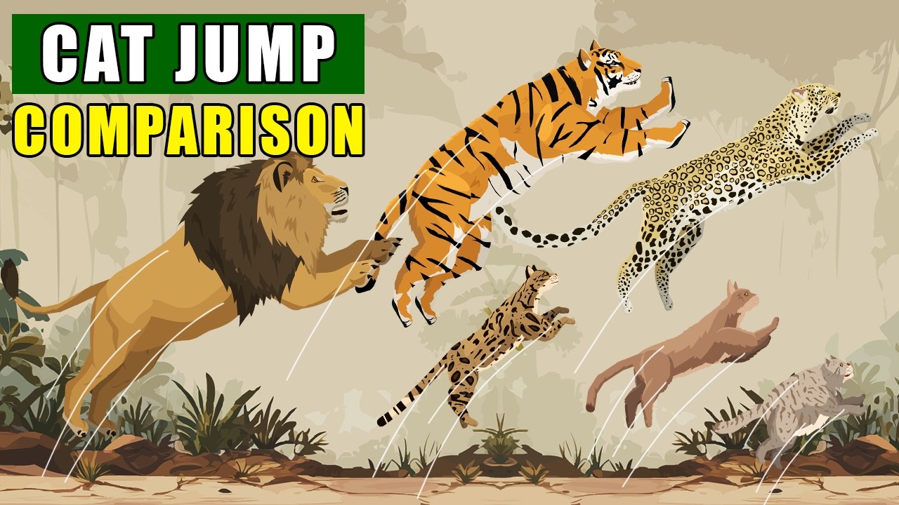 Cat Family Jump Height Comparison: From Poor Jumper Pallas' Cat to Athletic Snow Leopard