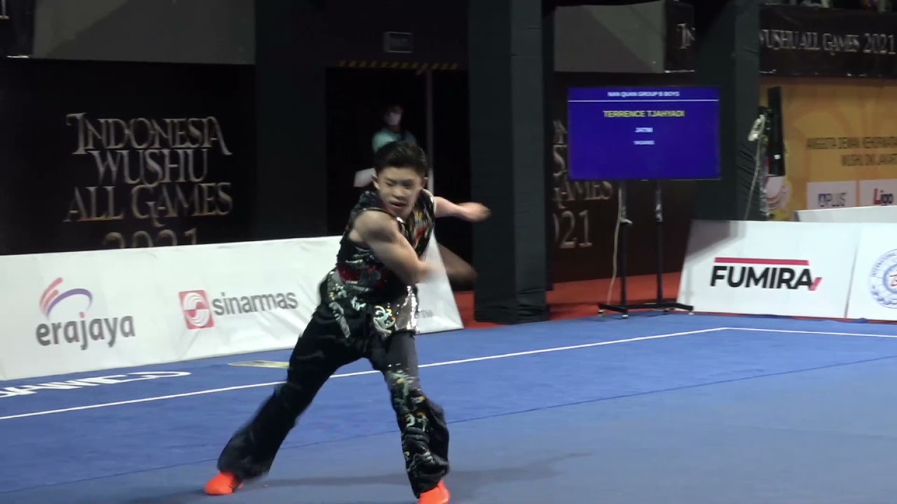 Wushu All Games 2021 || Terrence Tjahyadi || Nan Quan Boys Group B Juara 1