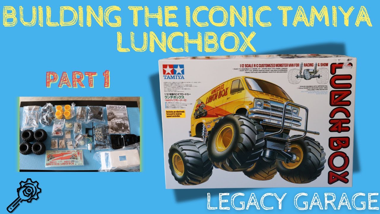 Building the Iconic Tamiya Lunchbox RC - Part 1: Unboxing & Assembly!