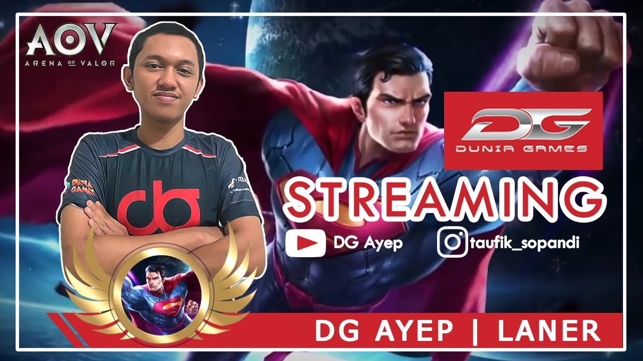 LIVE STREAM DG AYEP AOV INDO 18+ | RANKED CERIA !!!