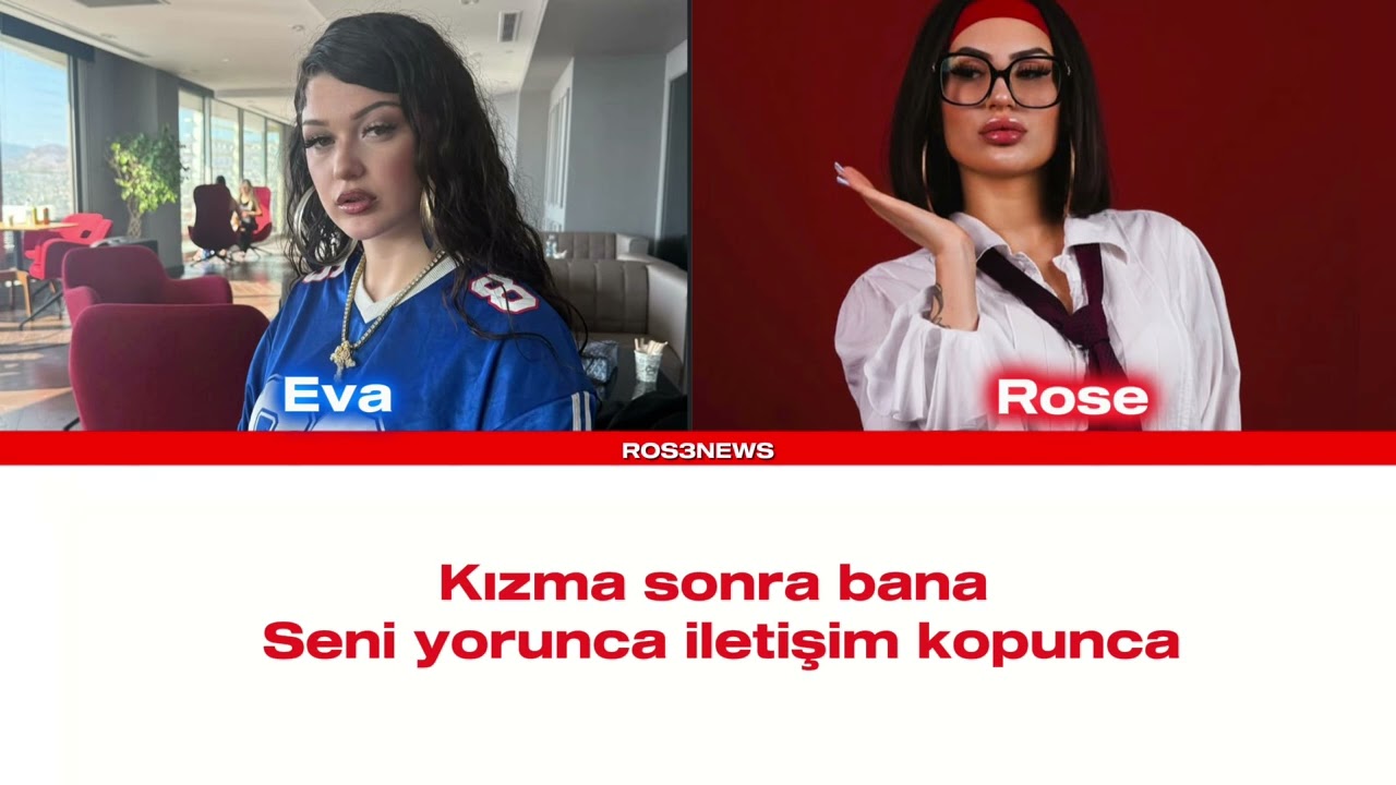 EVA BABY & ROSITA - OROSBU (Renk kodlu şarkı sözleri)
