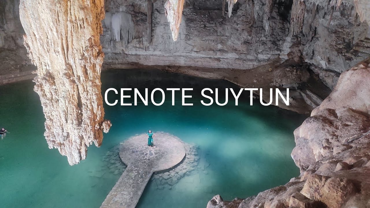 CENOTE SUYTUN YUCATAN  4K. EL CENOTE MAS FAMOSO EN REDES SOCIALES...