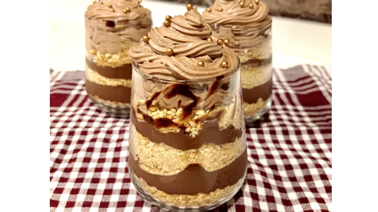 Bardakta Bisk&uuml;vili Puding Tarifi(Kolay ve Eğlenceli)