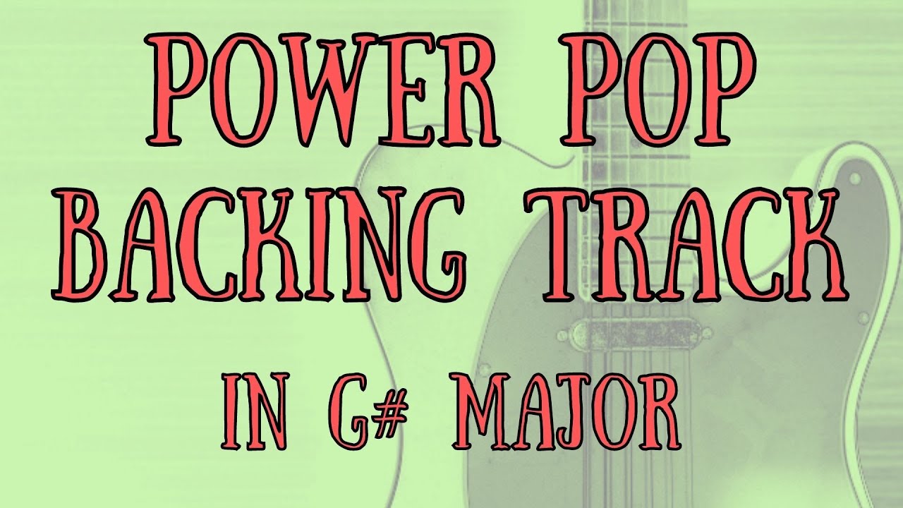 Power Pop Backing Track in G# major