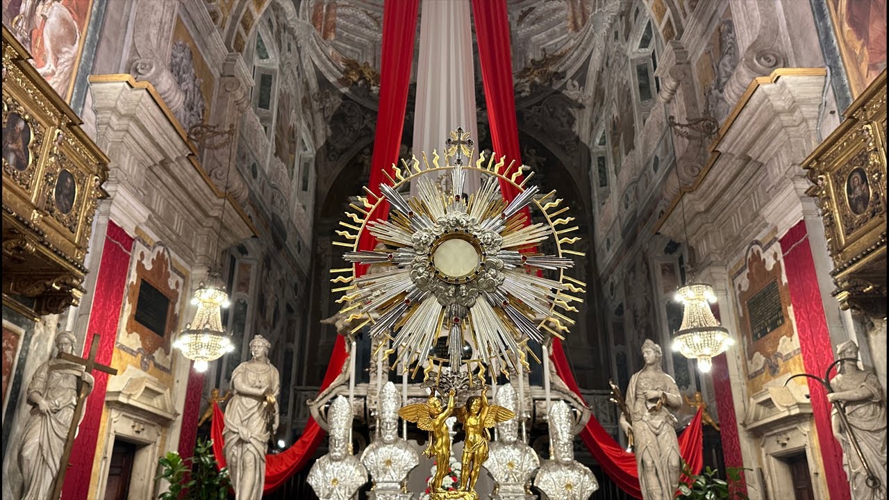 Secondi Vespri Solenni, canto del Te Deum, benedizione e traslazione delle reliquie dei Santi