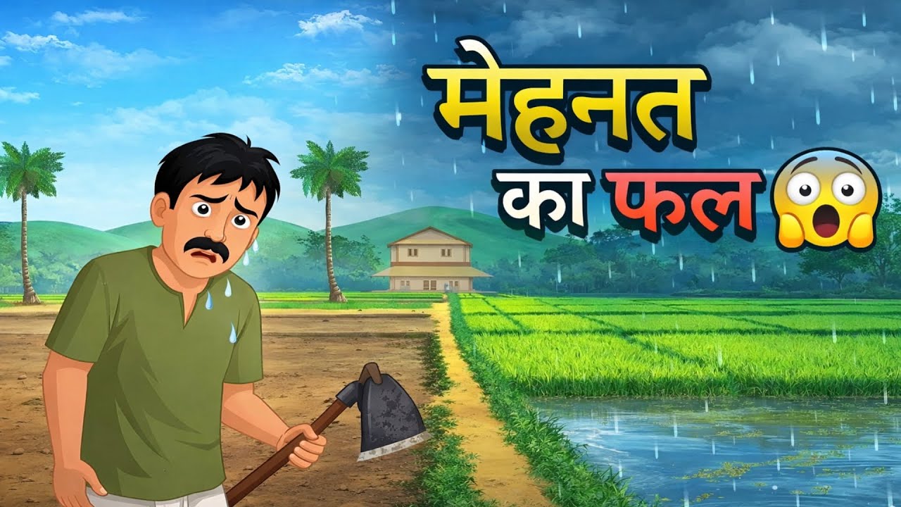 मेहनत का फल | Hindi Kahani | 2D Animation Moral Story | Inspirational Story