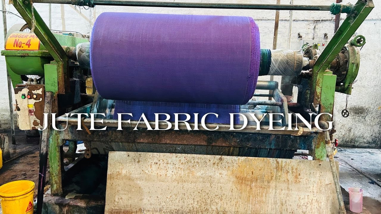 Jute Fabric Dyeing Process