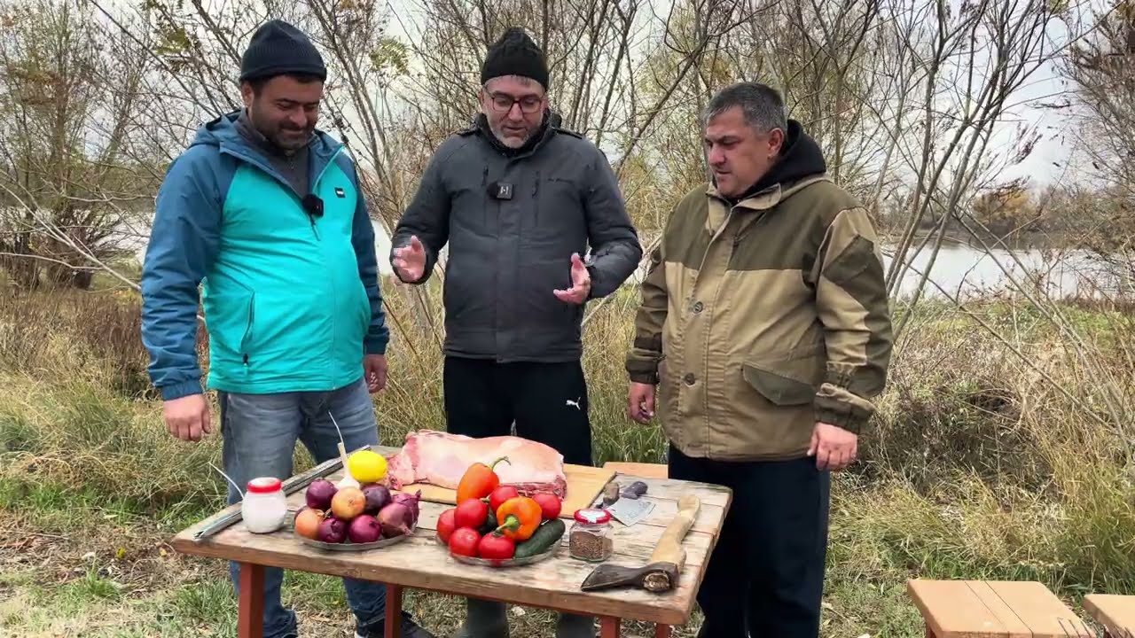 На р. Волга приготовили шашлыки!