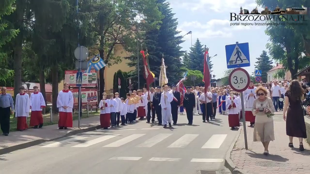 Procesja Bożego Ciała w Brzozowie