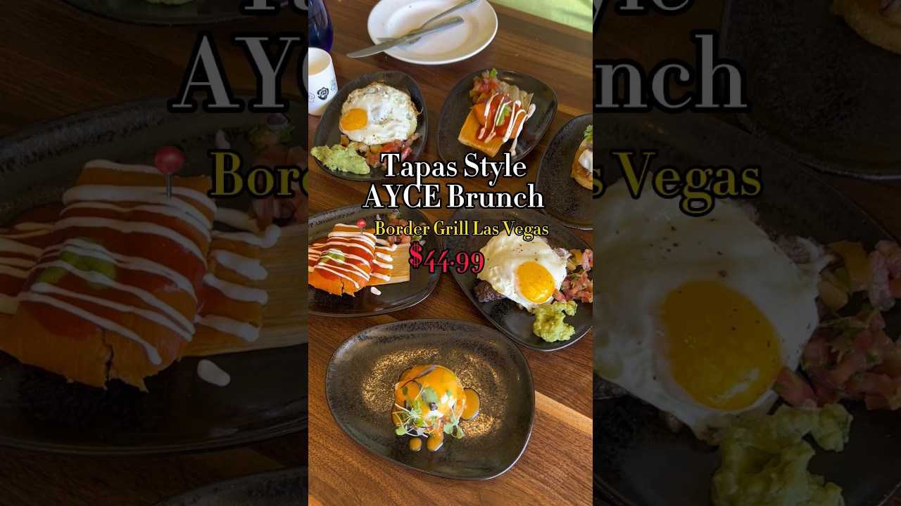 So we did bottomless brunch @bordergrill inside the @mandalaybay #lasvegasfood #lasvegasrestaurants