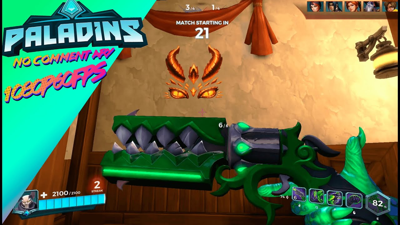 Paladins: Androxus (Siege, Fish Market) Gameplay (No Commentary) [1080p60FPS] PC